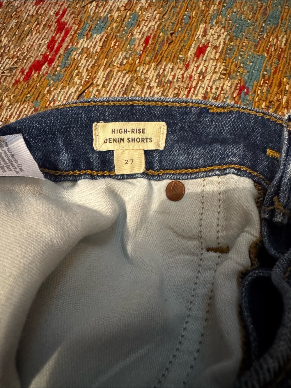 Madewell High-Rise Denim Shorts size 27 - Picture 4 of 9